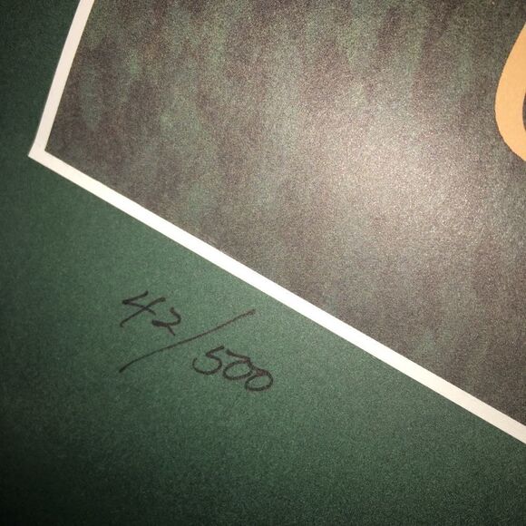 Limited Edition Signed by Eric Johnson 1999 US Open Pinehurst putter boy poster - Picture 5 of 5